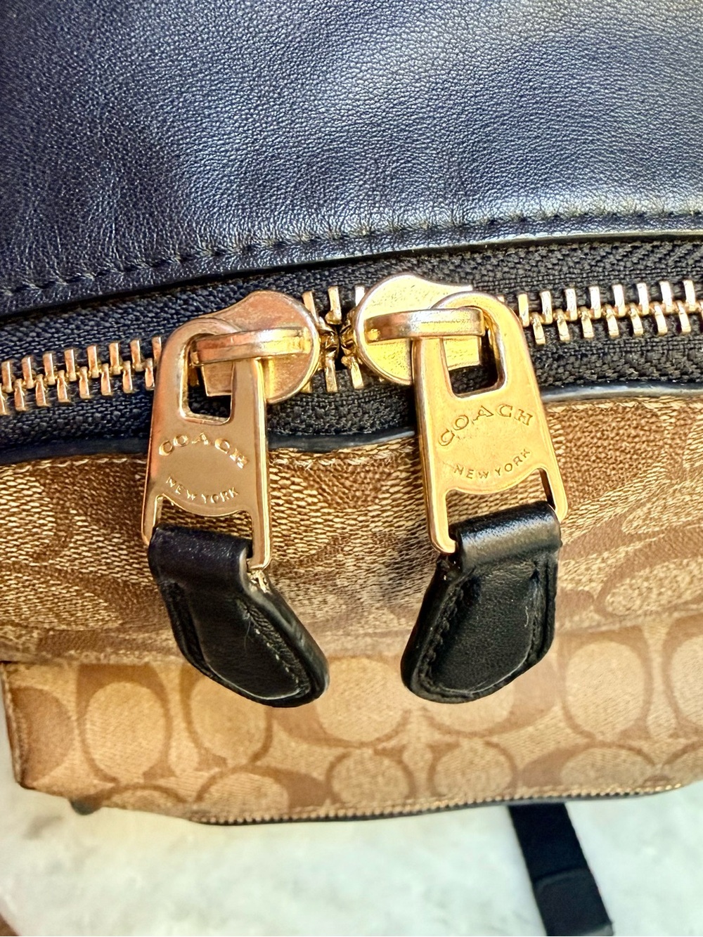 Coach Signature Medium Charlie
Backpack | Khaki/Brown | Customized
Gold Hangtag - Picture 9 of 16